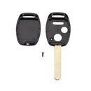 2 Button and Panic Remote Key Shell Case for Honda CR-V Pilot Ridgeline