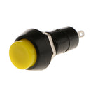 Auto Dashboard Boat SPST On-Off Push Button Horn Switch -Yellow