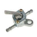 Petcock Fuel Valve Silver for Turning Fuel On / Off Mini Chopper Pocket Bike and Quad