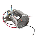 Stainless Motorcycle Speed Counter Odometer Gauge LED Light for Haley Silver
