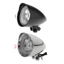 Chrome Bullet Universal Motorcycle Headlight H4 Bulb for Harley Chopper