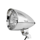 Chrome Bullet Universal Motorcycle Headlight H4 Bulb for Harley Chopper