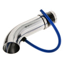 3''/76mm Aluminium Silver Car Cold Air Intake Systems Inlet Pipe Intake Tube