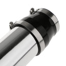 3''/76mm Aluminium Silver Car Cold Air Intake Systems Inlet Pipe Intake Tube