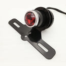 Rear License Plate Frame Lamp Red Light Replacement for Bobber Chopper