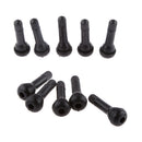10x TR414 Snap-In Tire Valve Stems Black Rubber Car Tire Valve Caps Copper