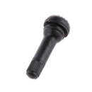 10x TR414 Snap-In Tire Valve Stems Black Rubber Car Tire Valve Caps Copper