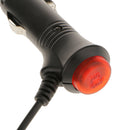 Car Motor 12V 3.5mm E-Dog Radar Cigarette Lighter Power Plug with Switch 1.5m