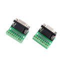 DB9 Male Adapter RS232 Serial To Terminal Solderless Board Female Connector