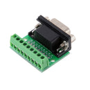 DB9 Male Adapter RS232 Serial To Terminal Solderless Board Female Connector