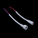 2pin Waterproof Connector Male and Female White Applicable 0.75mm 20AGW
