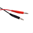 4mm 5A Banana to Banana Plug Leads Cable Cord Interconnects 20cm Red & Black