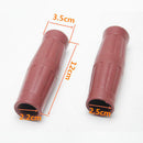 1Pair Brown Handlebar Bar End 7/8 inch Handlebars for Motorcycle Cafe Racer