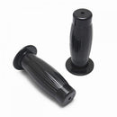 2Pcs Black Motorcycle Stripe Rubber Gel Hand Grips 7/8" Handlebar Road Bike