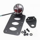 Side Mount License Plate Lamps Tail Light for Harley Dyna Bobber Sportster