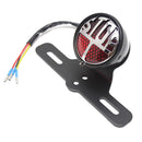 License Plate Mount Stop Tail Light for Harley Bobber Chopper Honda Yamaha