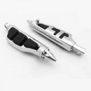 1Pair Chrome Front Stiletto Spike Foot Pegs Foot Rests for Suzuki Boulevard