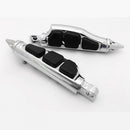 1Pair Chrome Front Stiletto Spike Foot Pegs Foot Rests for Suzuki Boulevard