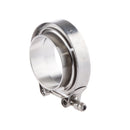 2.5'' Inch Turbo Exhaust Down Pipe Stainless V-Band Clamp Kit SS Steel Flange