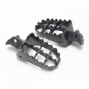 2pcs Steel Motorcycle Pedal Footrest Billet Peg Frame Gray for Honda XR50R