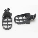 2pcs Steel Motorcycle Pedal Footrest Billet Peg Frame Gray for Honda XR50R