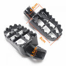 2pcs Steel Motorcycle Pedal Footrest Billet Peg Frame Gray for Yamaha PW50/ PW80