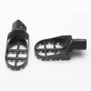2pcs Steel Motorcycle Pedal Footrest Billet Peg Frame Gray for Yamaha PW50/ PW80