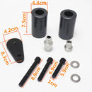 Carbon Black Motorcycle Frame Slider Crash Protector Stand for Yamaha R6S 2003-2008 YZF
