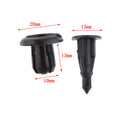 50Pcs 10mm Plastic Push Type Rivet Retainer Fastener Bumper Clips 91503-SZ3-003 for Honda