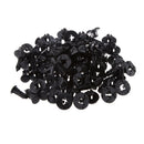50pcs 8mm Car Plastic Rivets Fastener Bumper Splash Shield Fender Push Clips for Nissan
