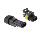 2-pin Way Sealed Car Waterproof Electrical Wire Plug Kit Insert