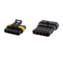 5-pin Way Sealed Car Waterproof Electrical Connector Wire Plug Kit