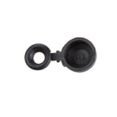 Pack of 50 Hinged Plastic Screw Washer Cover Caps For 6g 8g Screws Black