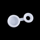 Pack of 50 Screw Cup Cover Caps Flip Tops For 6g / 8g Screws White