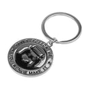 Round Car Key Chain Word Cover for "Don't Follow Me - You Won't Make It"