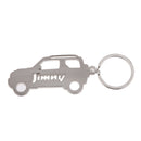 Fashion Car Styling Zinc Alloy Metal Car Keychain Keyring for Suzuki Jimny