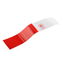 1pc Red-White Car Truck Reflector Sticker Collision Avoidance Safety Warning
