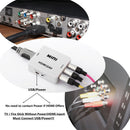 Composite 1080p HDMI to RCA Audio Video AV Adapter Converter for HDTV DVD