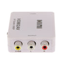 Composite 1080p HDMI to RCA Audio Video AV Adapter Converter for HDTV DVD