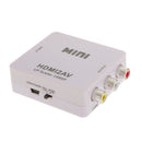 Composite 1080p HDMI to RCA Audio Video AV Adapter Converter for HDTV DVD