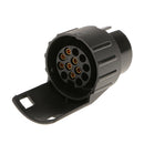 7 pin to 13 pin Twin Short Towing Caravan Socket Plug Adaptor 12V