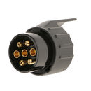 7 pin to 13 pin Twin Short Towing Caravan Socket Plug Adaptor 12V