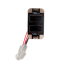 Dual LED Digital Battery Voltage Voltmeter Thermometer For Toyota Prado 120 Series