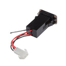 Dual LED Digital Battery Voltage Voltmeter Thermometer For Toyota Prado 120 Series