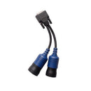 6 Pin and 9 Pin Y Deutsch Interface Adapter for NEXIQ 125032 USB Link