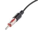 9" Universal Car Roof Radio AM/FM Antenna Adapter Extension Cable Lead Male Plug
