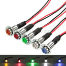 12V LED Pilot Dash Panel Indicator Light Green