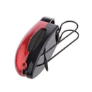 Car Vehicle Sun Visor Eyeglasses Sunglasses Spectacles Holder Clip Support - Red