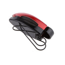 Car Vehicle Sun Visor Eyeglasses Sunglasses Spectacles Holder Clip Support - Red