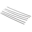 2" Titanium 50Ft Exhaust Header Heat Wrap Tape+6 Stainless Steel Zip Ties Kit